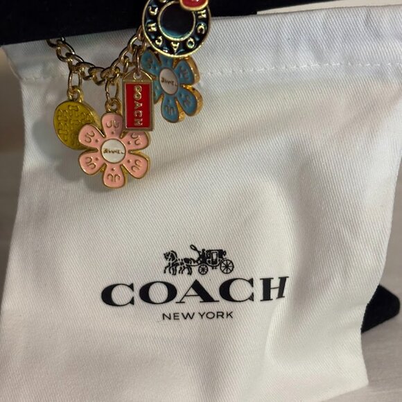 Beautiful Coach Charm Bracelet with 11 Charms and Coach Pouch - 7 inches - Picture 16 of 16
